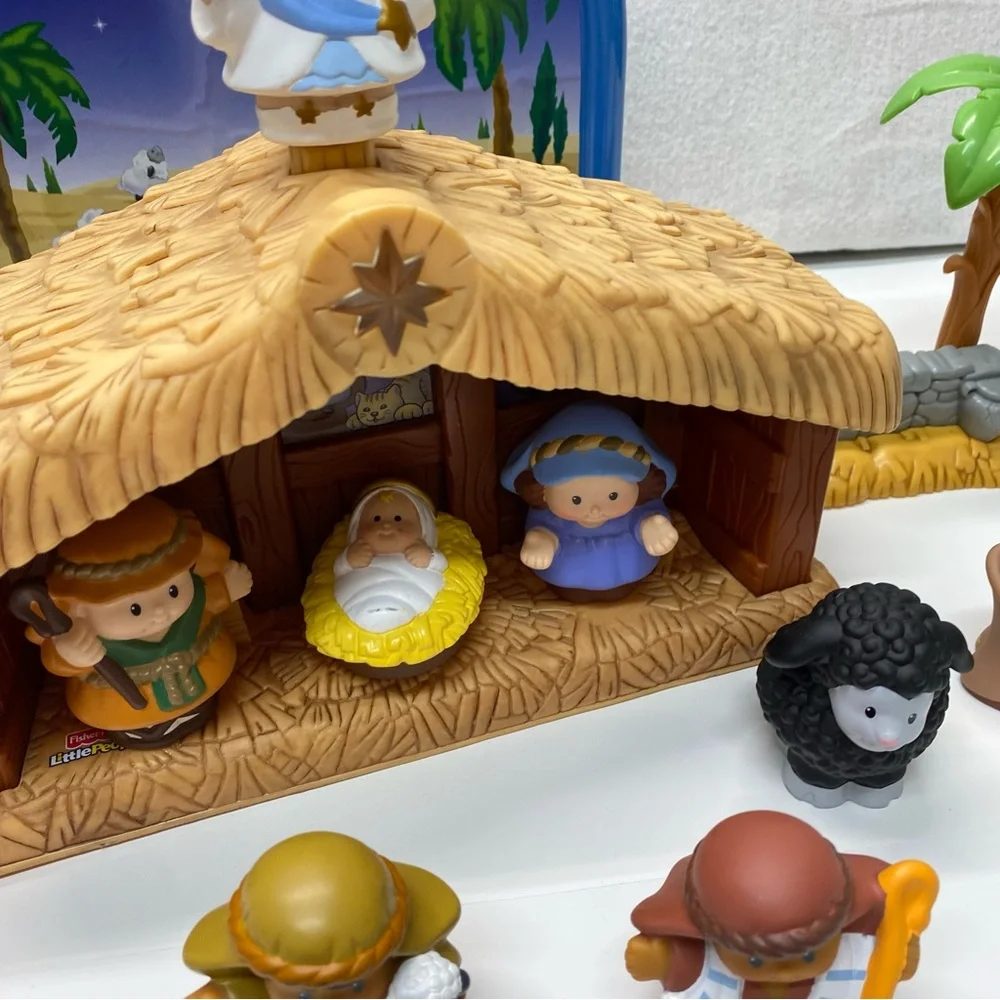 Fisher-Price Little People Nativity Set 2008 N6010 Missing Cat all other Great
